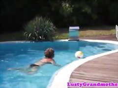 Busty grandmother pussyfucked passionately